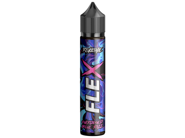 Revoltage - FLEX - Aroma Overdosed Blue Razz 10 ml 450er Packung