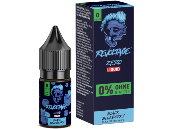 Revoltage - Black Blueberry - Hybrid Nikotinsalz Liquid 0 mg/ml