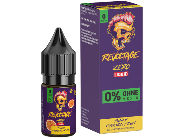 Revoltage - Punky Passion Fruit - Hybrid Nikotinsalz Liquid 0 mg/ml