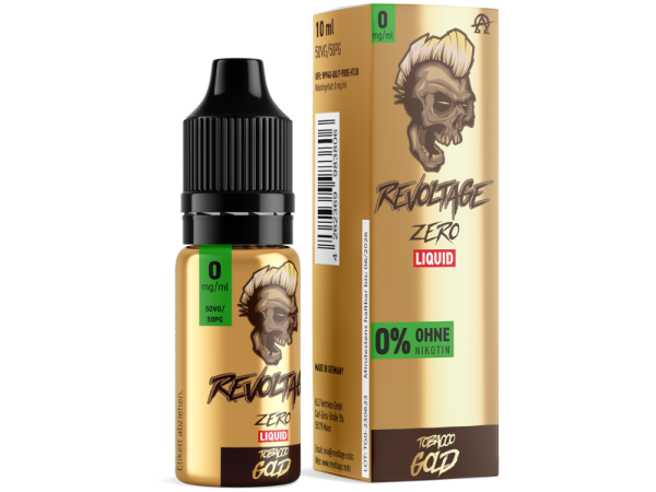 Revoltage - Tobacco Gold - Hybrid Nikotinsalz Liquid 0 mg/ml