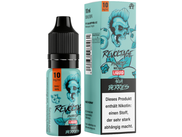 Revoltage - Aqua Berries - Hybrid Nikotinsalz Liquid 10 mg/ml 15er Packung