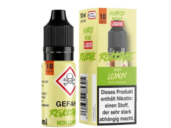 Revoltage - Neon Lemon - Hybrid Nikotinsalz Liquid 10 mg/ml 15er Packung