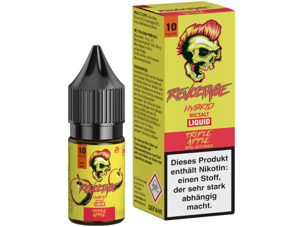Revoltage - Triple Apple - Hybrid Nikotinsalz Liquid 10 mg/ml 15er Packung