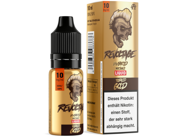 Revoltage - Tobacco Gold - Hybrid Nikotinsalz Liquid 10 mg/ml