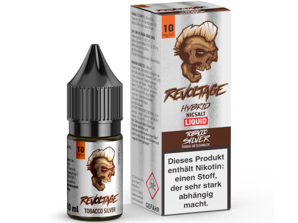 Revoltage - Tobacco Silver - Hybrid Nikotinsalz Liquid 10 mg/ml 15er Packung
