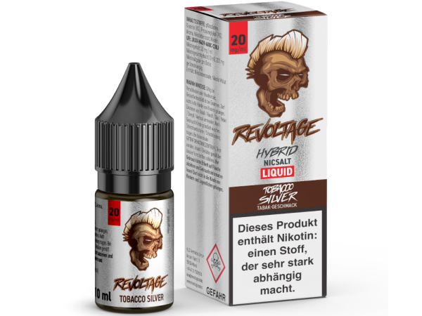 Revoltage - Tobacco Silver - Hybrid Nikotinsalz Liquid 20 mg/ml 15er Packung