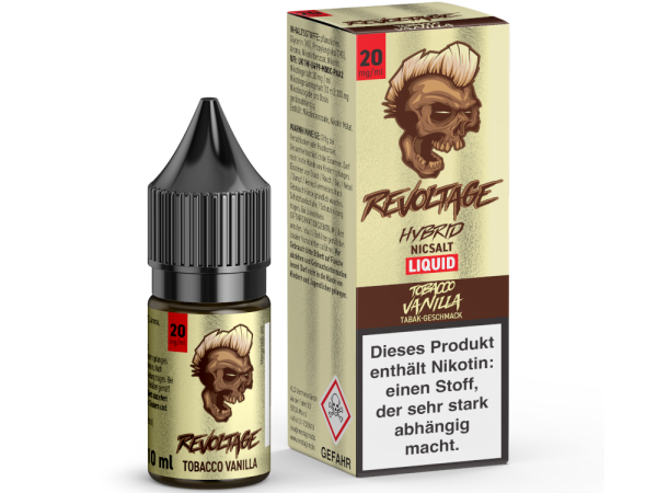 Revoltage - Tobacco Vanilla - Hybrid Nikotinsalz Liquid 20 mg/ml