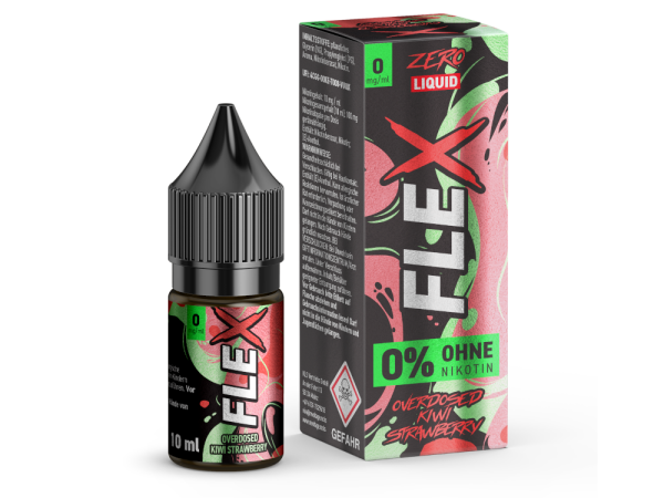 Revoltage - FLEX - Overdosed Kiwi Strawberry - Nikotinsalz Liquid 0 mg/ml 15er Packung