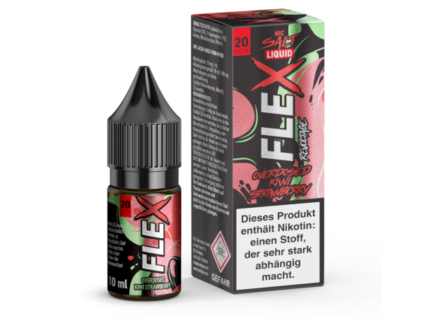 Revoltage - FLEX - Overdosed Kiwi Strawberry - Nikotinsalz Liquid 20 mg/ml