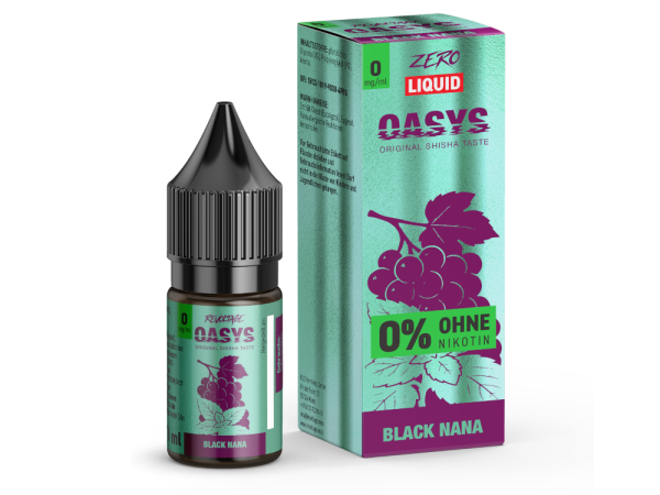 Revoltage - OASYS - Black Nana - Hybrid Nikotinsalz Liquid 0 mg/ml 15er Packung