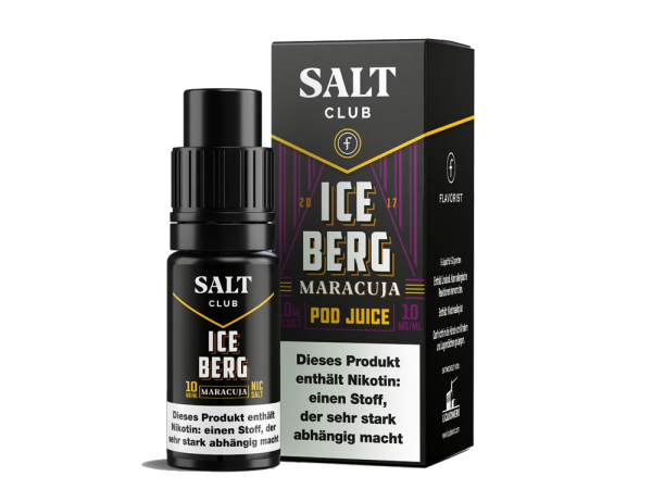 Salt Club - Flavorist Iceberg - Maracuja - Nikotinsalz Liquid 10 mg/ml