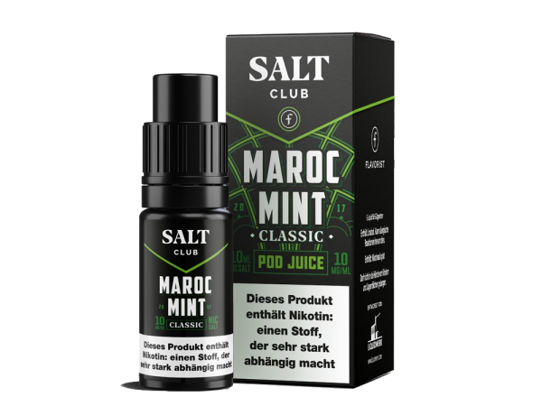 Salt Club - Flavorist Maroc Mint - Classic - Nikotinsalz Liquid 20 mg/ml