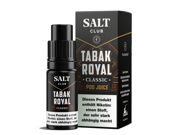 Salt Club - Flavorist Tabak Royal - Classic - Nikotinsalz Liquid 20 mg/ml