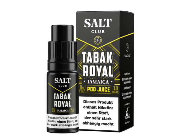 Salt Club - Flavorist Tabak Royal - Jamaica - Nikotinsalz Liquid 20 mg/ml 10er Packung