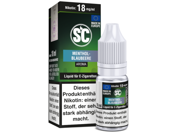 SC Liquid - Menthol-Blaubeere 12 mg/ml