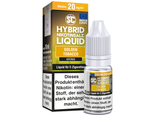 SC - Golden Tobacco - Hybrid Nikotinsalz Liquid 10 mg/ml 500er Packung