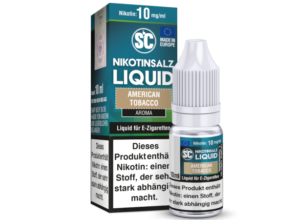 SC - American Tobacco - Nikotinsalz Liquid 10 mg/ml 500er Packung