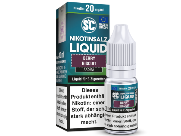 SC - Berry Biscuit - Nikotinsalz Liquid 20 mg/ml 500er Packung