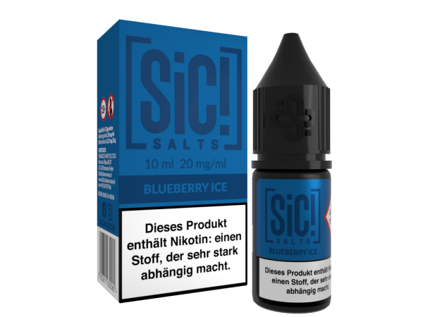 SiC! Salts - Blueberry Ice - Nikotinsalz Liquid 20 mg/ml