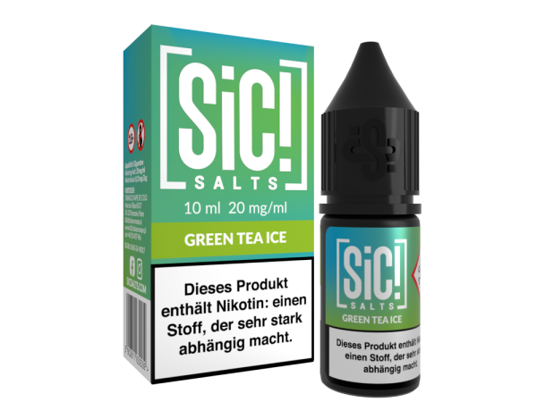SiC! Salts - Green Tea Ice - Nikotinsalz Liquid 20 mg/ml 5er Packung