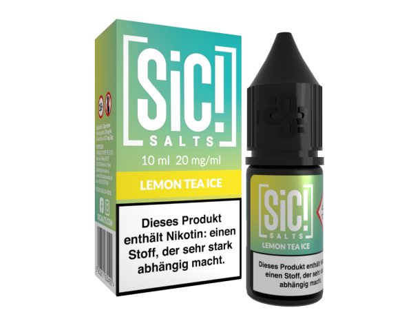 SiC! Salts - Lemon Tea Ice - Nikotinsalz Liquid 20 mg/ml 5er Packung