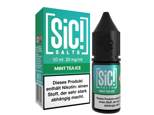 SiC! Salts - Mint Tea Ice - Nikotinsalz Liquid 20 mg/ml 5er Packung