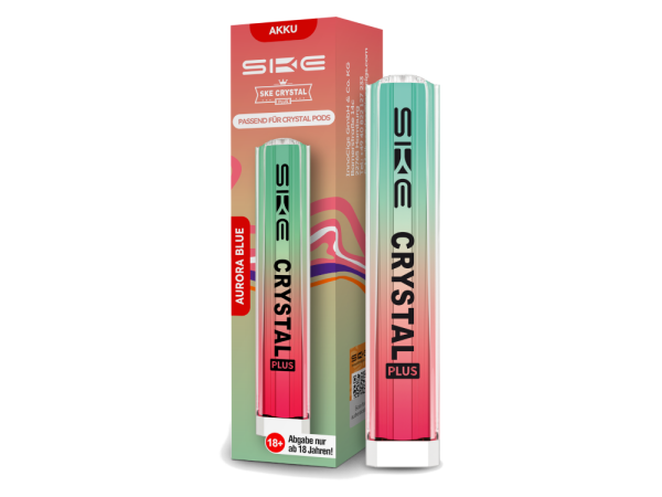 SKE - Crystal Plus Akku 400 mAh aurora-blau 10er Packung