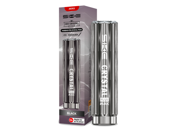 SKE - Crystal Plus MAX Akku 850 mAh schwarz 400er Packung
