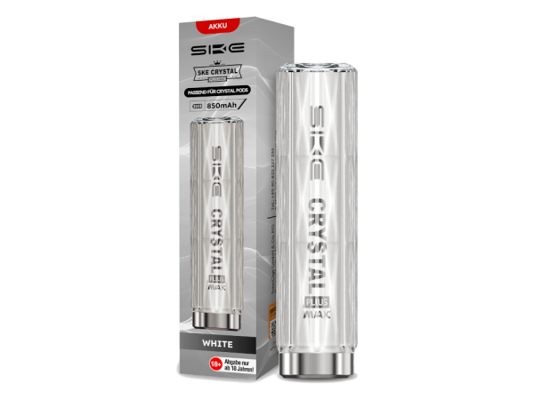SKE - Crystal Plus MAX Akku 850 mAh weiß