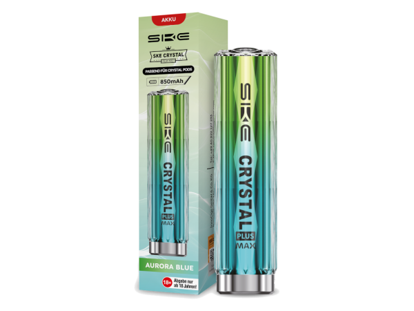 SKE - Crystal Plus MAX Akku 850 mAh aurora-blau 400er Packung