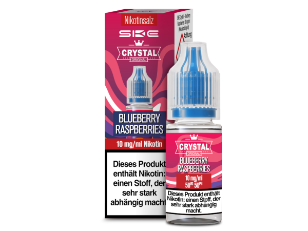 SKE - Crystal - Blueberry Raspberries - Nikotinsalz Liquid 10 mg/ml 300er Packung