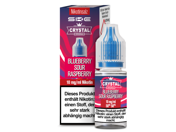 SKE - Crystal - Blueberry Sour Raspberry - Nikotinsalz Liquid 10 mg/ml 300er Packung