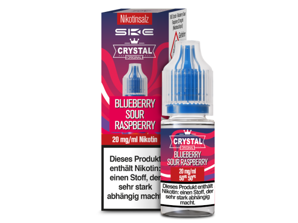 SKE - Crystal - Blueberry Sour Raspberry - Nikotinsalz Liquid 20 mg/ml 300er Packung