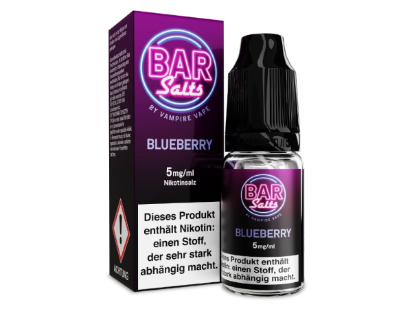 Vampire Vape - Bar Salts - Blueberry - Nikotinsalz Liquid 5 mg/ml