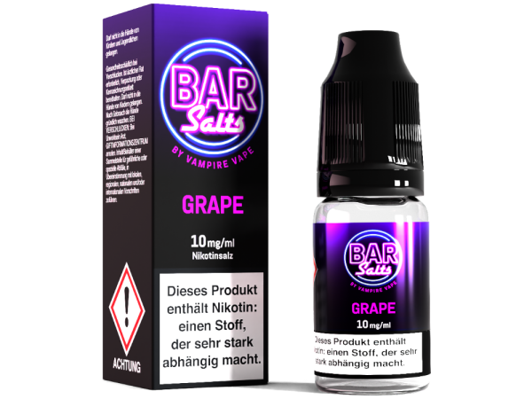 Vampire Vape - Bar Salts - Grape - Nikotinsalz Liquid 10 mg/ml