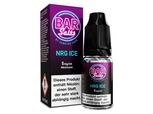 Vampire Vape - Bar Salts - NRG Ice - Nikotinsalz Liquid 5 mg/ml