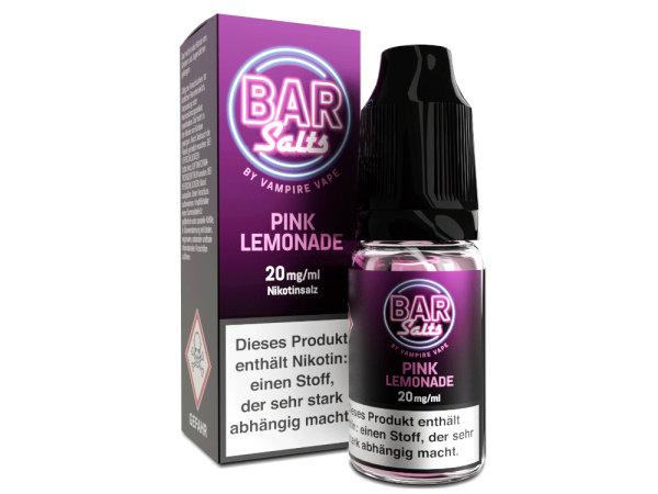 Vampire Vape - Bar Salts - Pink Lemonade - Nikotinsalz Liquid 20 mg/ml 10er Packung