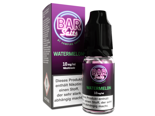 Vampire Vape - Bar Salts - Watermelon - Nikotinsalz Liquid 10 mg/ml 10er Packung