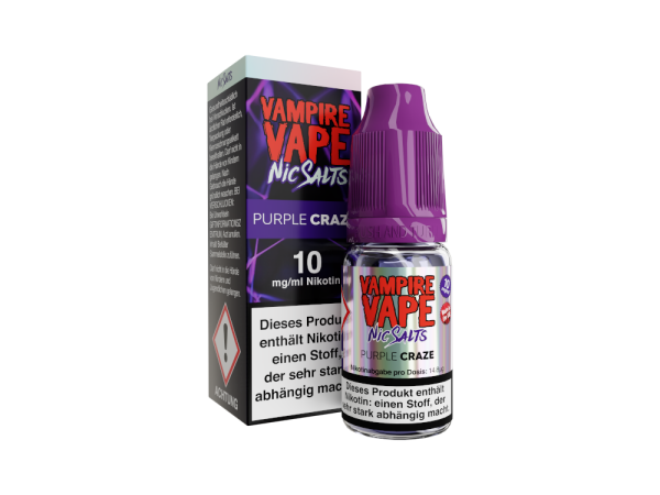Vampire Vape - Purple Craze - Nikotinsalz Liquid 10 mg/ml 10er Packung