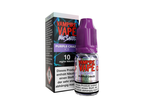 Vampire Vape - Purple Craze Ice - Nikotinsalz Liquid 10 mg/ml 10er Packung